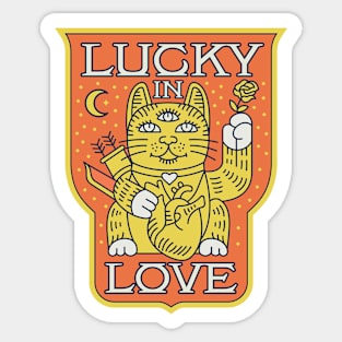 Lucky in Love Sticker